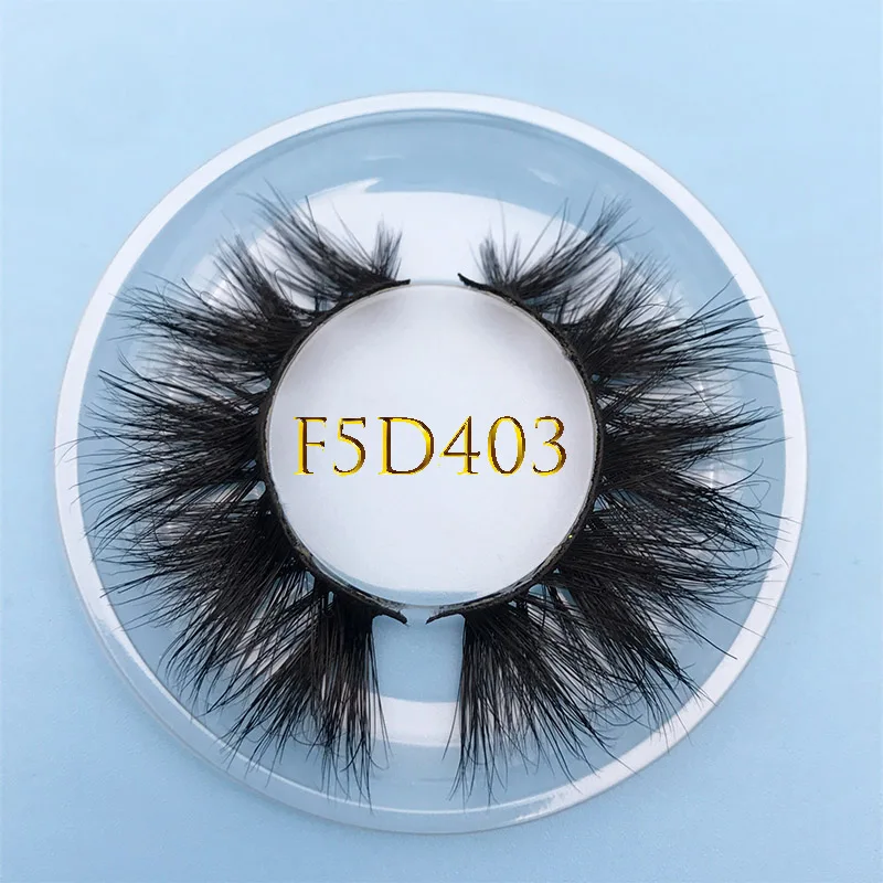 F5D403 Пользовательские коробки MIKIWI 24 стиля 5D ручной работы натуральные Толстые Длинные Накладные ресницы Cuelty бесплатно драматический роскошный макияж 5D норковые ресницы - Цвет: F5D403