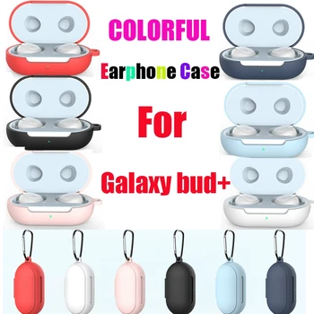 

For Samsung Galaxy Buds+ wireless bluetooth headset protective case Liquid silicon Gradient solid color colorful case For buds+