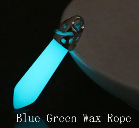 rope blue green Геометрическая форма, натуральный кристалл, светящаяся подвеска, ожерелье, Шарм для мужчин и женщин, светящаяся подвеска, вечерние ювелирные изделия - Окраска металла: rope blue green