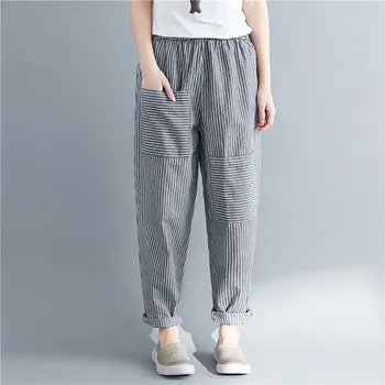 

Casual Elastic Waist Trousers With Pockets Women Harem Pants 2020 Spring Autumn Sport Swear Female Fashion Loose Long Pants