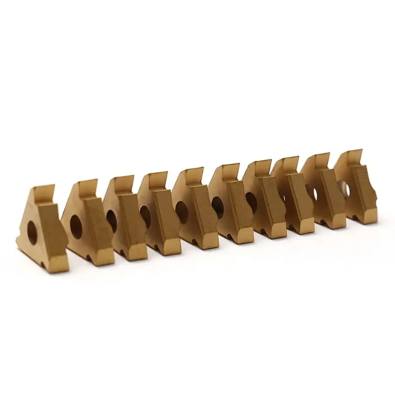 

10Pcs 16IR AG60 Carbide Inserts Blade Triangle External Thread Tool Blade G6KA