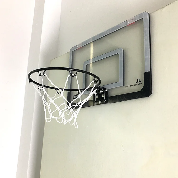 Hanging Gantry Basketball Board Hole Punched Transparent Hanging Mini Small Backboard Mini Basketball Hoop