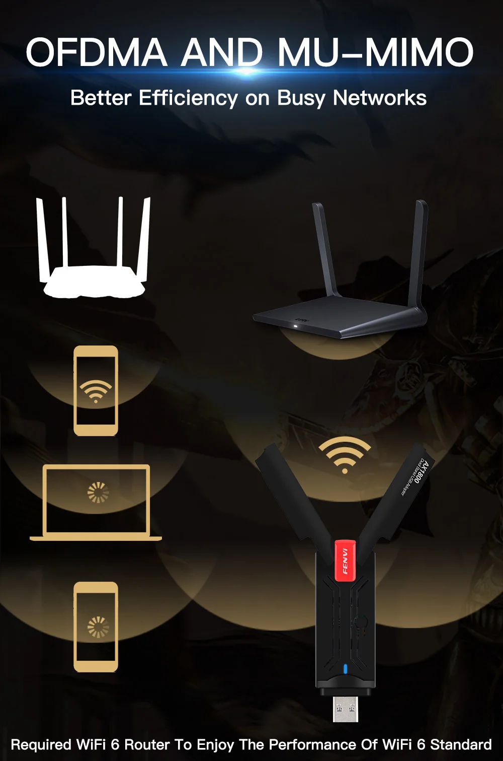 ax1800 2.4g 5ghz sem fio wi-fi dongle