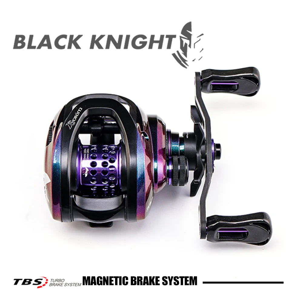 purple baitcaster