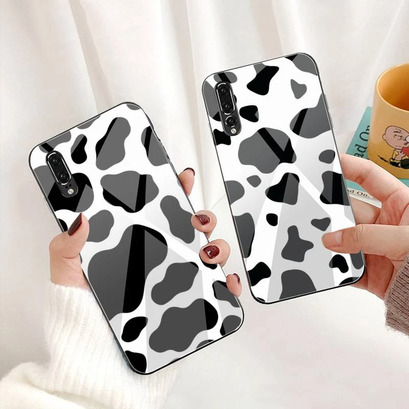Cow print phone case huawei Clearance