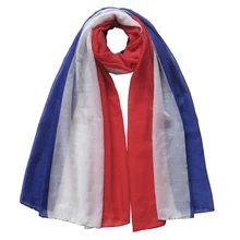 Триколор Франции Флаг Нидерландов печати унисекс шарф шаль обернуть легкий