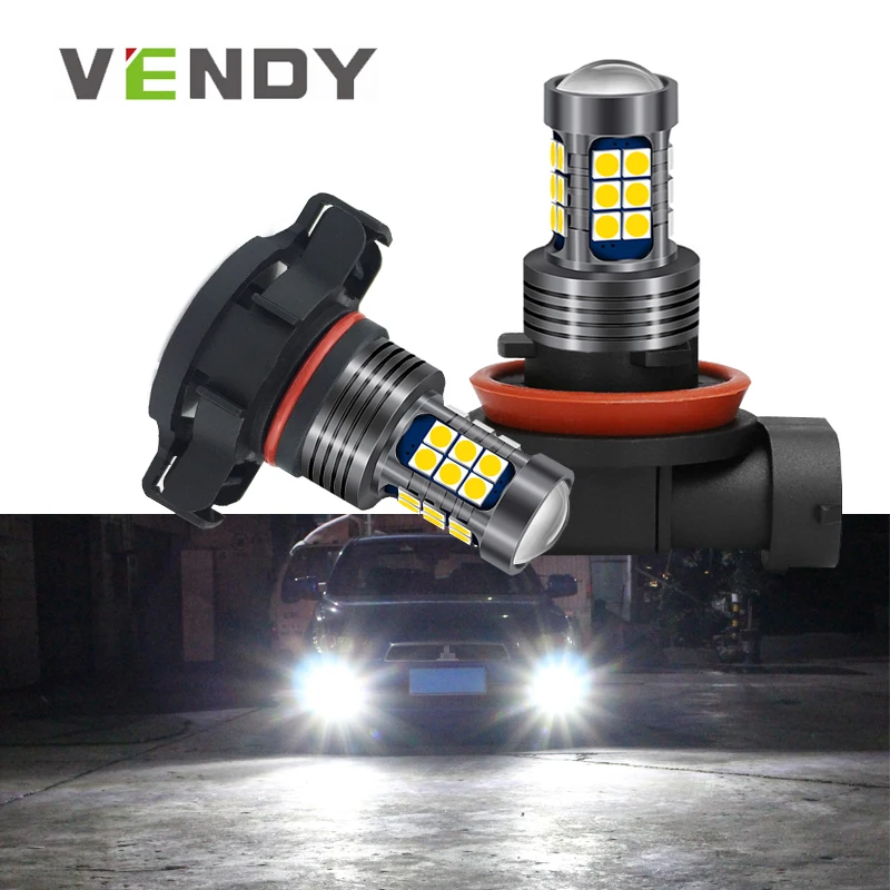 1 шт. H8 H11 H10 9145 H16 9006 HB4 PSX24W 2504 9005 HB3 P13W PSX26W светодиодный 12V Автомобильные фары лампы DRL Габаритные огни