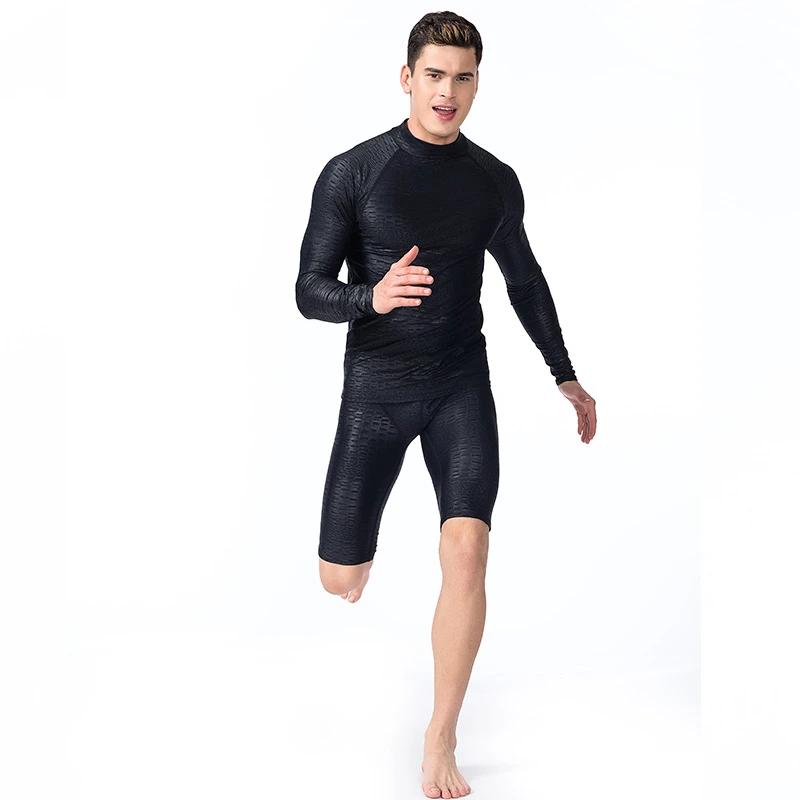 УФ-защита Рашгард для мужчин лайкра Surf rush guard рубашка для плавания с длинным рукавом Одежда для плавания быстросохнущая плавание ming парусный гидрокостюм для дайвинга