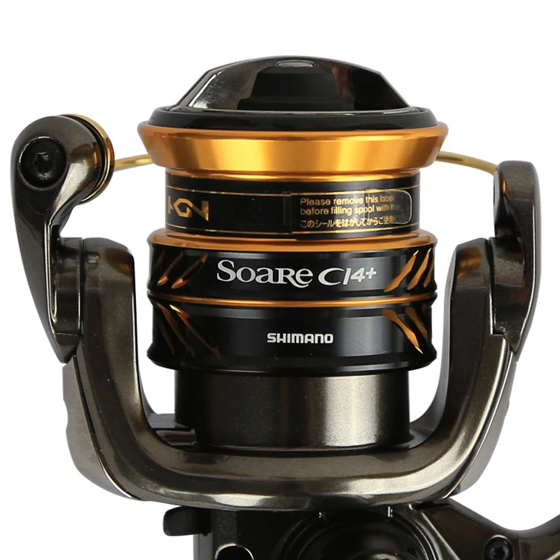 SHIMANO Soare CI4+ 500S C2000SSPG 2000SHG 9+1 BB 5.6/6.0:1 Aluminium Spool  HAGANE & X-SHIP Light Coils Spinning Fishing Reel