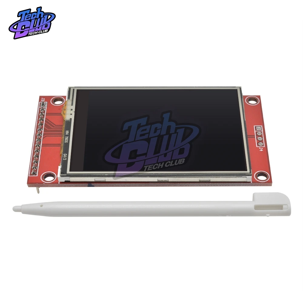 2,4 дюймов SPI TFT lcd Сенсорная панель модуль последовательного порта 240x320 2," SPI серийный Белый светодиодный дисплей