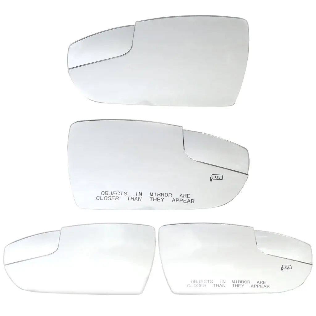 Rear View Mirror Glass Replacement with Blind Spot Detection Backup