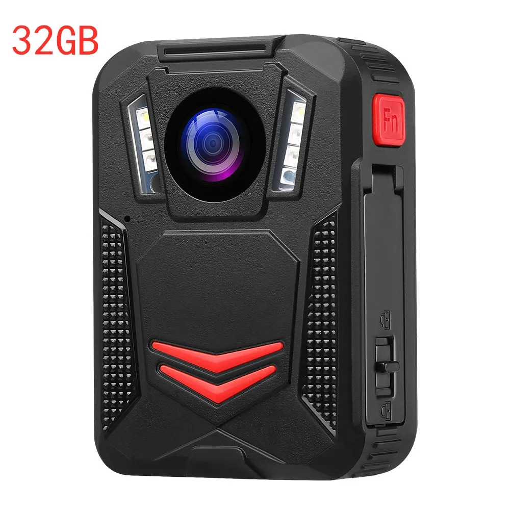 BOBLOV G2A 2K 1440P тело изношенная камера тело установленная камера ночного видения gps полицейская камера повторная Запись DVR рекордер мини-видеокамеры - Цвет: 32GB