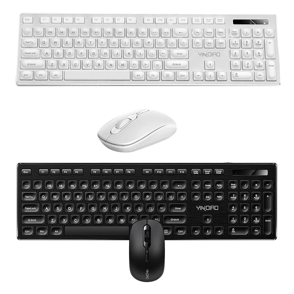 Wireless Keyboard Mouse Set Ergonomic PC Mause Silent Button and Combo 2.4G for Laptop | Компьютеры и офис
