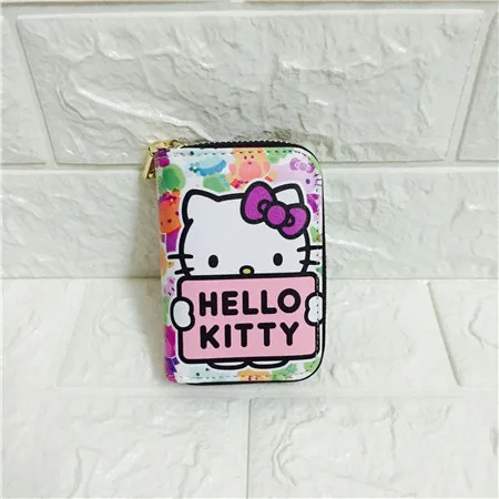 Серый HELLO KITTY мультяшный модный студенческий кошелек, Дамский милый персональный Кошелек для монет, для мальчиков и девочек, милый из Жестяного материала, сумка для монет - Цвет: Серый