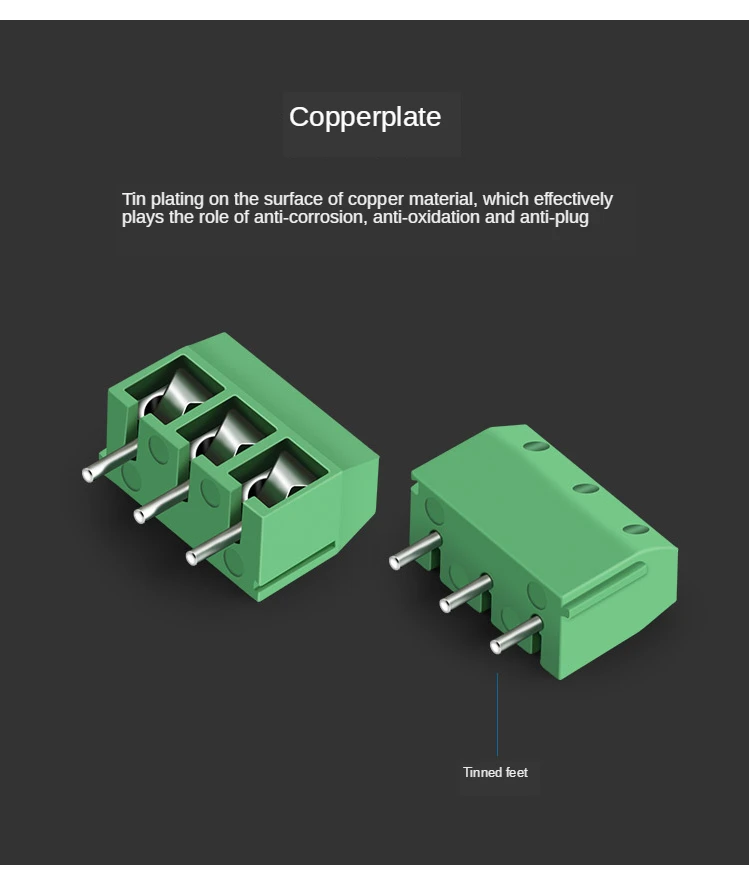 

Kf301-2p /3P/4P terminal PCB terminal 5.08mm terminal block can be spliced plug-in connector