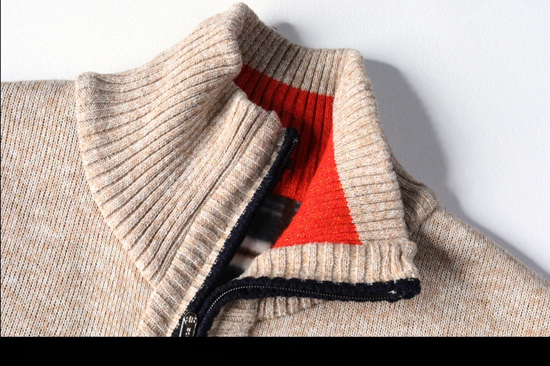 Cardigan Homme Sweaters Winter Mens clothes Solid Male Autumn Fashion Fit Thick Slim Keep Warm Men Solid Smart Casual Sweaters