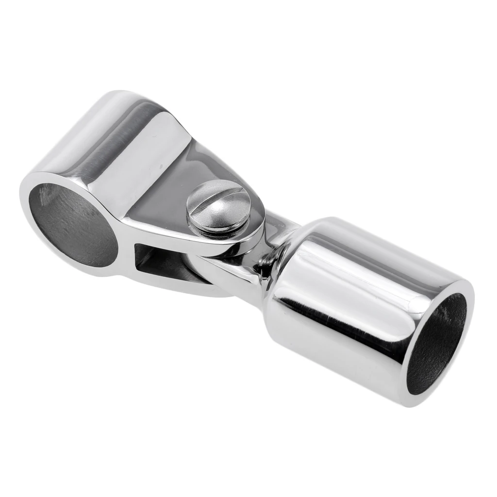 Marine Boat Awning Hand Rail Fitting 1 Inch (19mm) Elbow, 316 Stainless Steel Deck Hardware