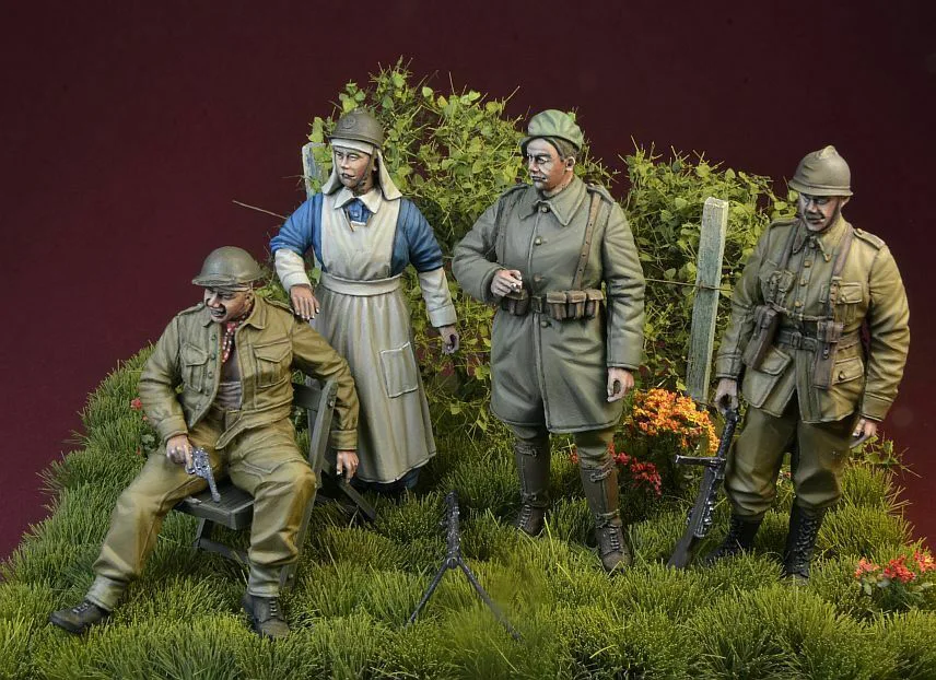1/35 Набор для моделирования из смолы цистерна солдат|Наборы сборки моделей| |