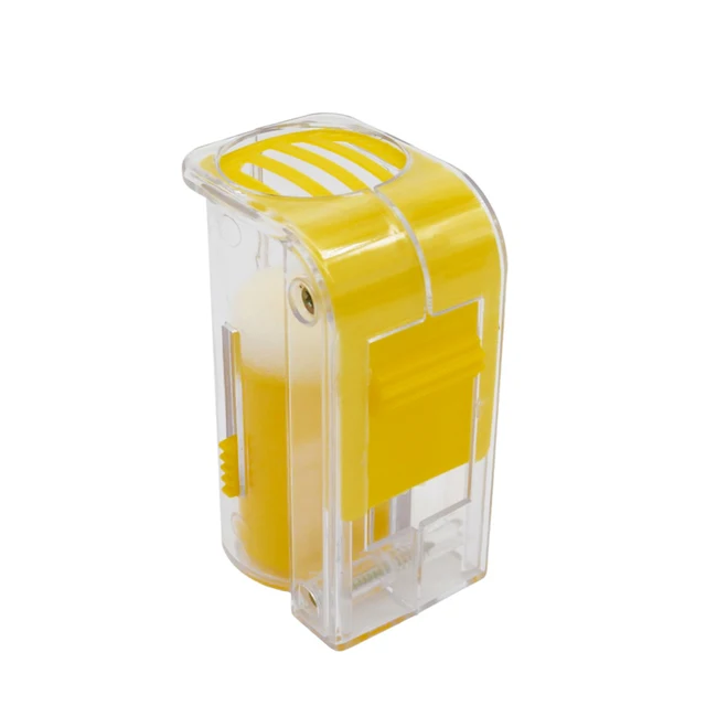 1 Db Méh Queen Marker Palack Ketrec Műanyag Egy Kézzel Jelölő Fogó Dugattyúval Plüss Kerti Méhészeti Kellékek - Image 2