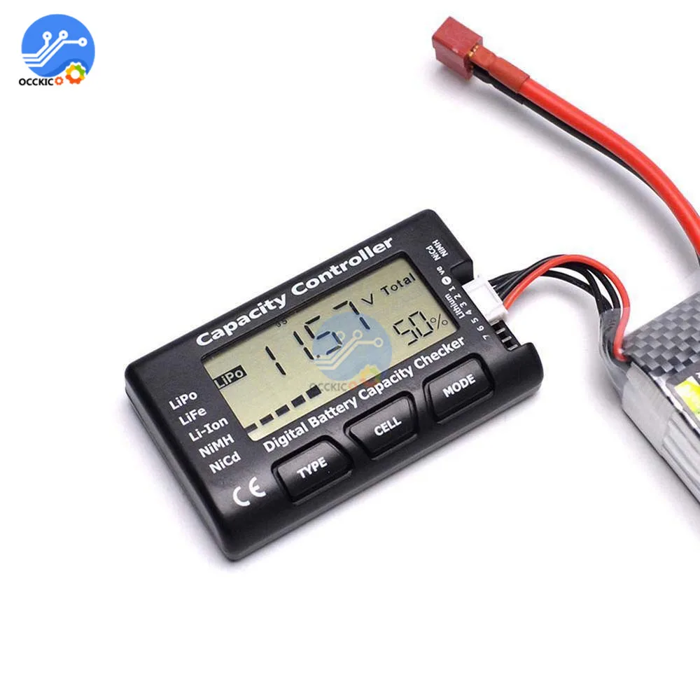 RC сотовый метр Батарея Ёмкость тестер одежда для детей 7 8 бит Cellmeter LiPo LiFe литий