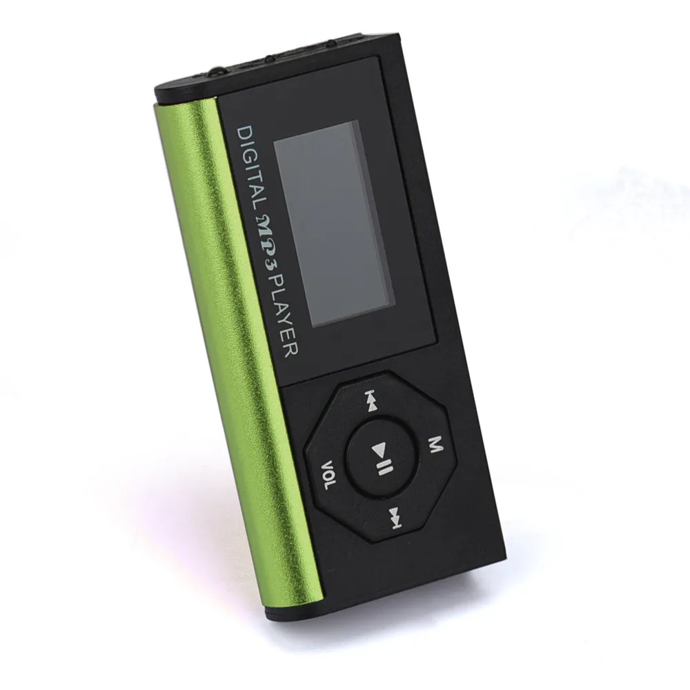 USB mp3-плеер, портативный мини светодиодный музыкальный плеер, спортивный, для бега, с крючком, для вождения, MP3, медиаплеер, поддержка 16 ГБ, Micor, SD, TF карта