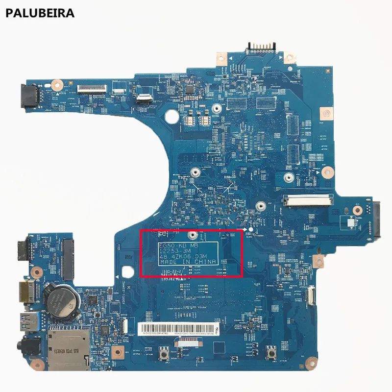 PALUBEIRA E1-522 для ACER NE522 Материнская плата ноутбука DDR3 NBMB111004 48.4ZK06.03M материнская плата тест нормально