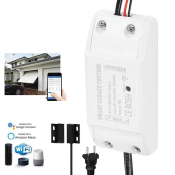 

Wifi Smart Wireless Door Opener Universal Garage with Alarm Sensor Portable Smart Life App Control Anti-theft New Door Opener