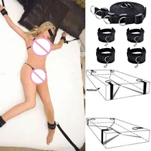 Under Bed Hand Cuff System Restraint Fetish Bondage BDSM Strap Kit Sex Toy Game