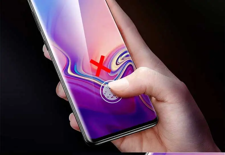 100D изогнутое закаленное стекло на samsung Galaxy S10 Plus S10E Note 10 Pro S10+ полноэкранное защитное стекло