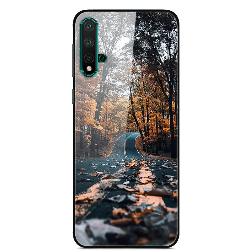 35 Для huawei Nova 5 Pro Чехол из закаленного стекла «Планета космос», чехол из стекла для huawei Nova 5 Coque Shell Nova5 Pro, чехлы - Цвет: 35