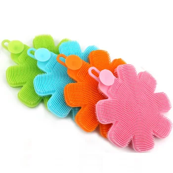 

Currently Available Direct Selling Wash Dishes Pot Brush Japanese Style Silica Gel Fruits Brush Insulated Dishcloth Creative Kit
