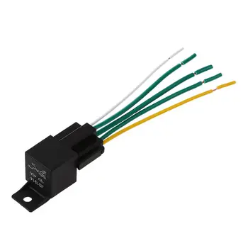 

12V Automotive Changeover Relay 40A 5-Pin with Socket Holder
