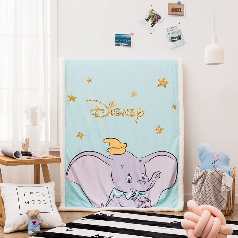 Couverture En Cachemire Dumbo Disney Pour Bebe Drap Plat Cadeaux Pour Enfants Aliexpress
