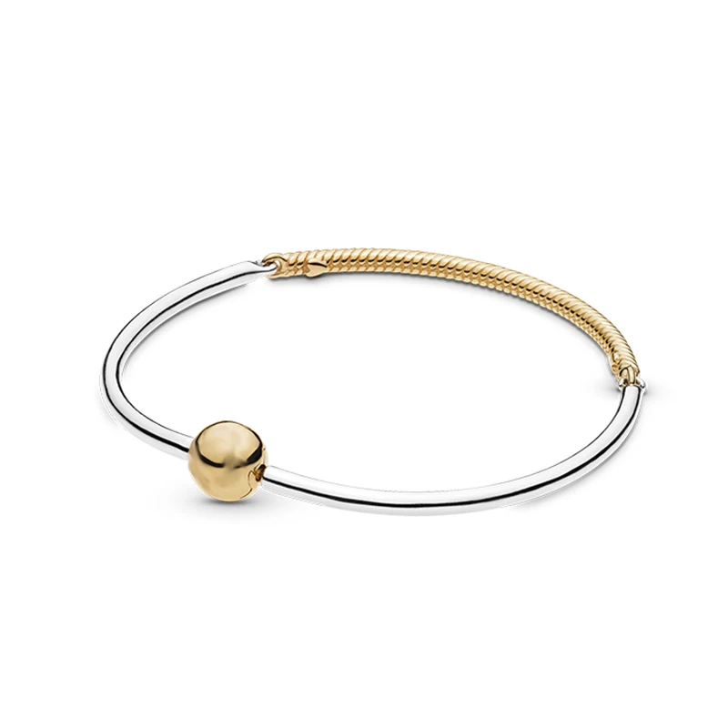 XIAOYI jewelry S925 1:1 charm gold classic three-section bracelet 568143 fashion personality female