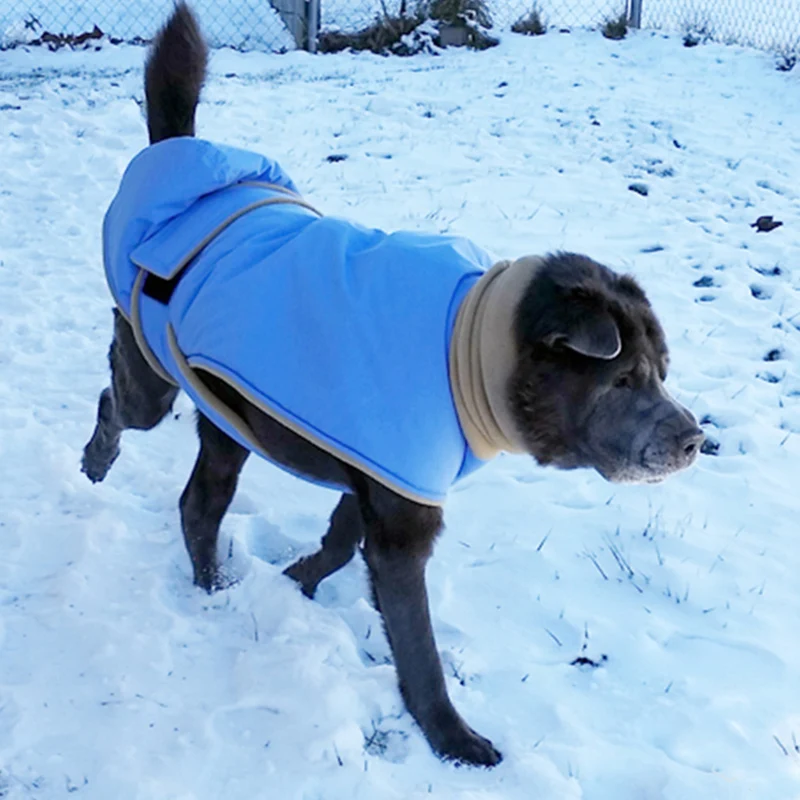 Waterproof Medium Big Dog Down Jacket for Large Dogs Winter Warm Thick French Bulldog Labrador Clothing Mascotas Clothes costume pet jacket