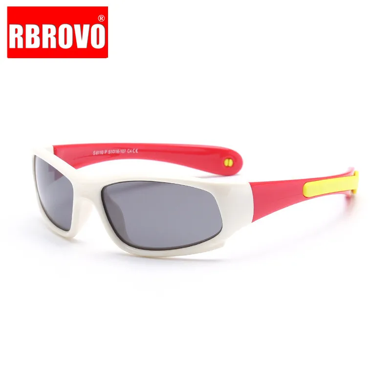 RBROVO, детские солнцезащитные очки, модные, защита от излучения, UV400, поляризационные, солнцезащитные очки для мальчиков и девочек, спортивные очки для улицы