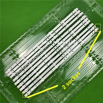 

2kit LED light bar For Ph ilip 49 inch TV 49puf6050 t3 k490wd7 a1 4708-k490wd-a2213k01