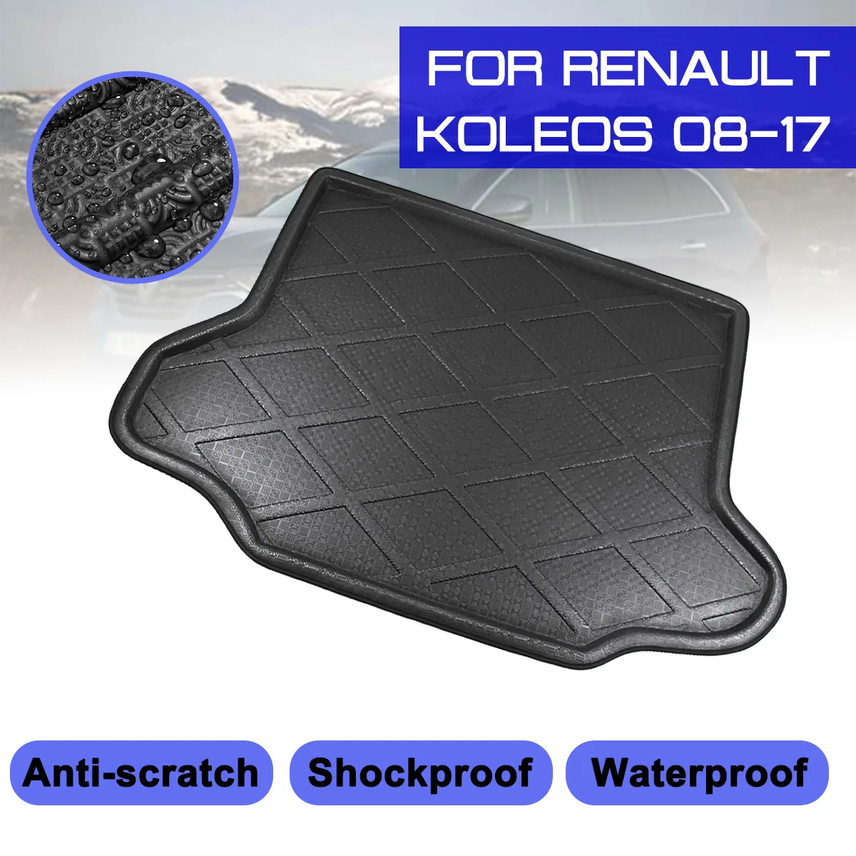 Для Renault Koleos 2008 2009 2010 2011 2012 2013 2017 автомобильный напольный коврик защита от
