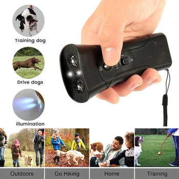 

Self Defense Supplies Portable Ultrasonic Dog Chaser Stops Animal Attacks Personal Defense Dog Ultrasonic Drive Training guide