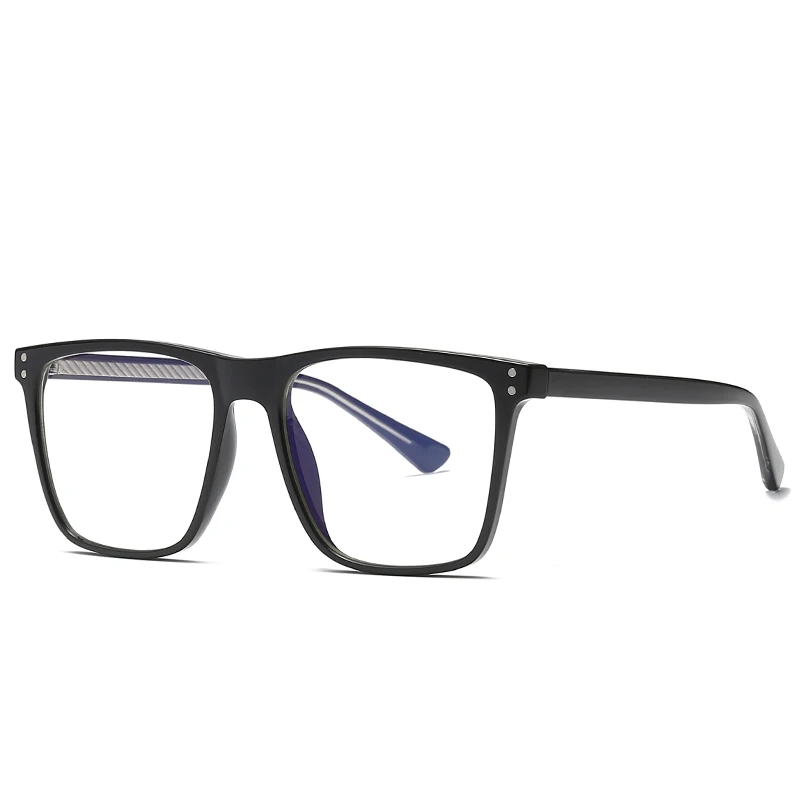 Blue Light Blocking Full Rim Eyeglasses Frame - Plastic UV400 Anti-Scratch