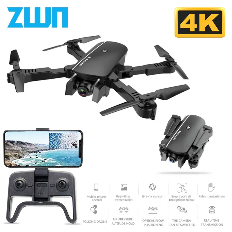 

R8 1808 Wifi FPV RC Drone with 1080P 4K HD Camera Quadcopter Optical Flow Positioning Gesture Photo Dron Vs sg106 Visuo xs816