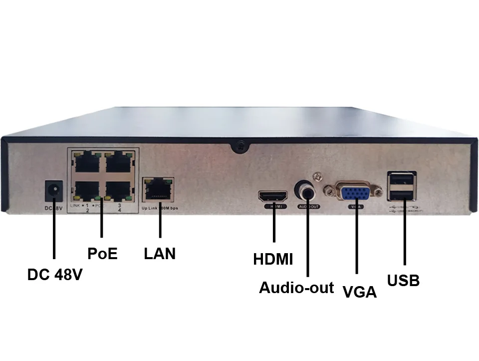 Новейшая модель; 5.0MP 4CH сетевой видеорегистратор POE 48V CCTV видеорегистратор ONVIF HDMI Поддержка 8CH 4MP IP камеры H.265