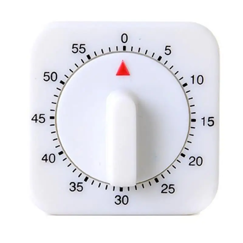 Kitchen Timer Novelty Square Shape 60 Minute Mechanical Reminder Counting Count Down Alarm |