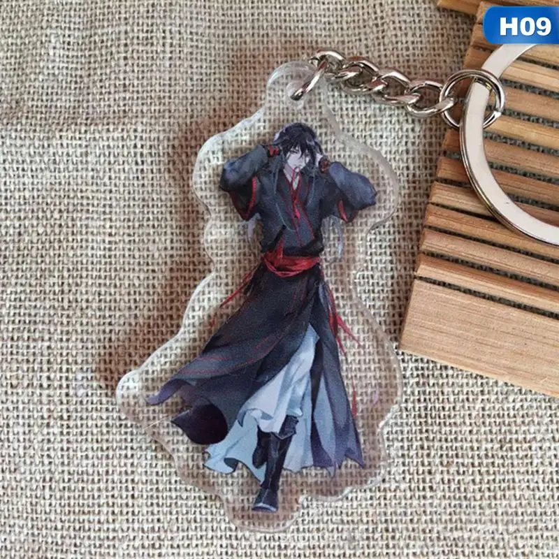 H09 Горячая аниме Mo Dao Zu Shi брелок мультфильм Grand-Master of Demonic держатель мода культивация брелки ювелирные изделия Рождественский подарок - Цвет: H09