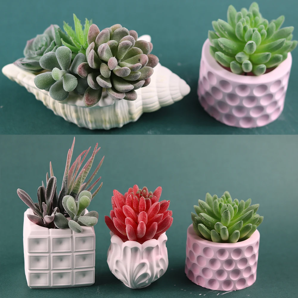 Grande vaso di fiori stampo in Silicone fai da te succulente vaso