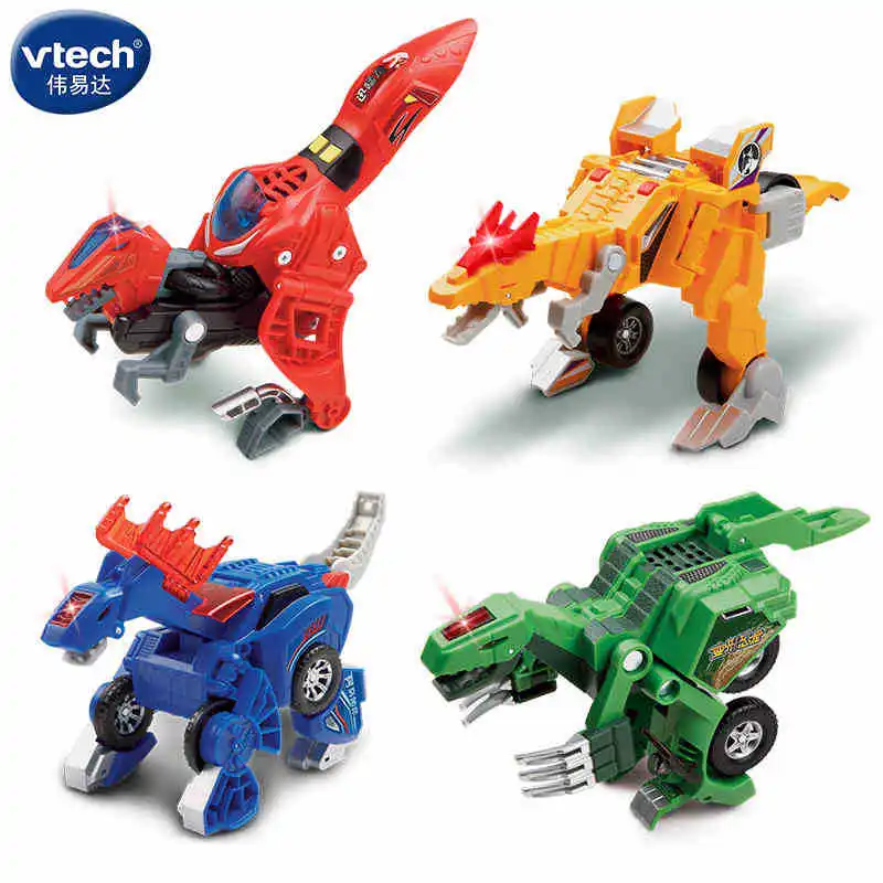 

VTech Vtech Transformation Dinosaur T-Rex Pterosaurs S Dragons Transformation Toy Variable Car Toy Boy