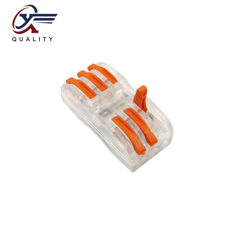 

30/50/100PCS PCT-222 Electrical Wiring Terminal Household Wire Connectors Fast Terminals For Connection Of Wires Lamps SPL-3T