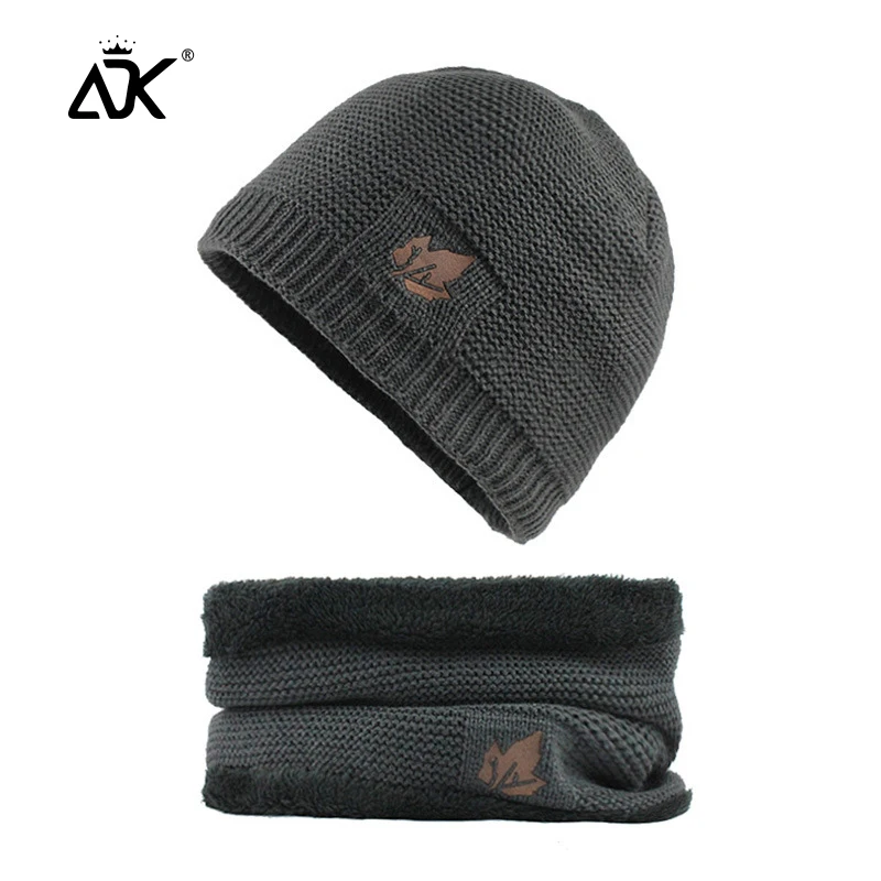 Вязаные шапки шейный платок зимняя шапка шарф набор акриловый безполый Gorros Повседневная Эластичная шапочка утолщенная шапочка набор шейных Платков
