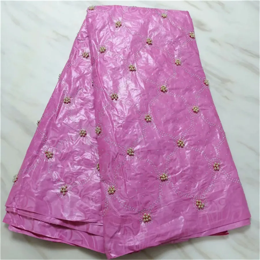 Дизайн бязь брокад Richer Getzner 5 ярдов камни бисер Морская раковина одежды ткань хлопок кружева материалы для платья