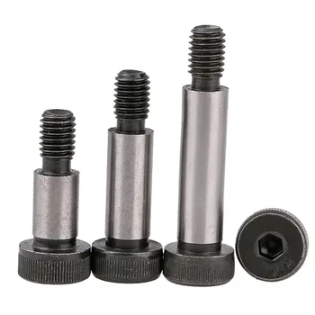 

Class 12.9 plug screw and other high screw inner hexagonal pin shaft shoulder limit screw M5 M6 M8 M10 2Pcs